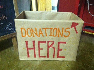 donation box