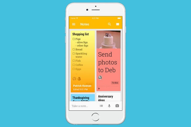 Google finally brings its Keep note-taking app to iOS