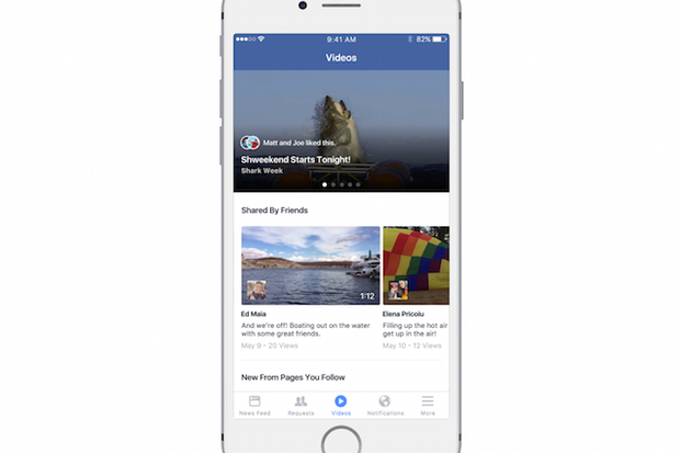 Facebook's new video features for iOS edge into YouTube's territory